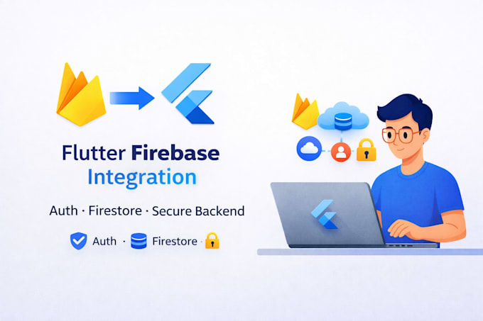 add firebase authentication and firestore to your app
