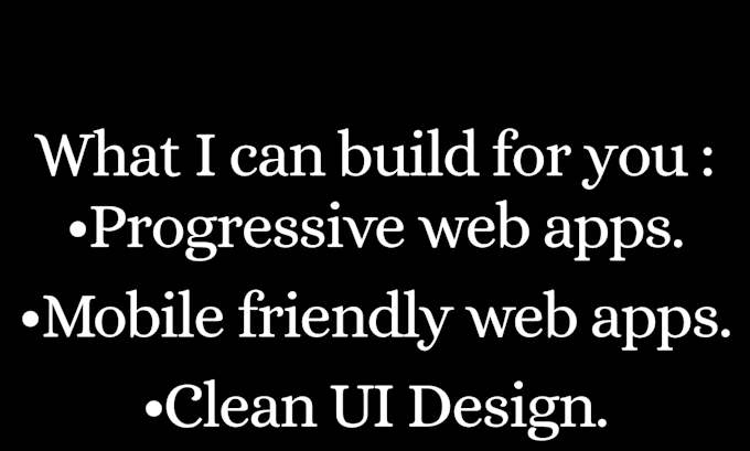 create a pwa that will work like mobile app
