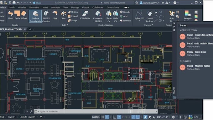 do autocad drafting, shop drawings