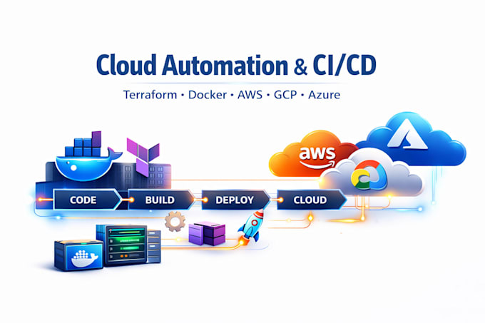 be your devops engineer automating AWS gcp azure using terraform and kubernetes
