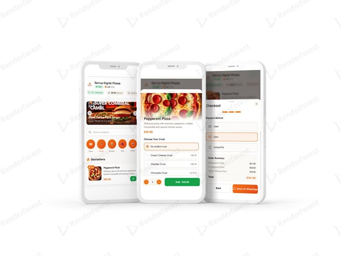 create a digital menu with qr code and whatsapp ordering system