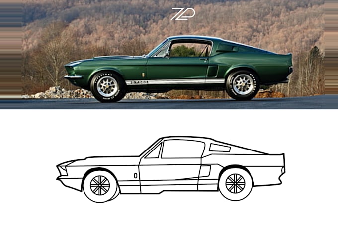 design silhouette vector car classic and modern