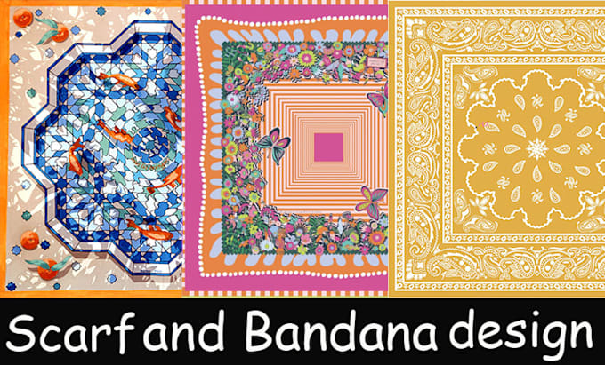 create unique and aesthetic scarf designs
