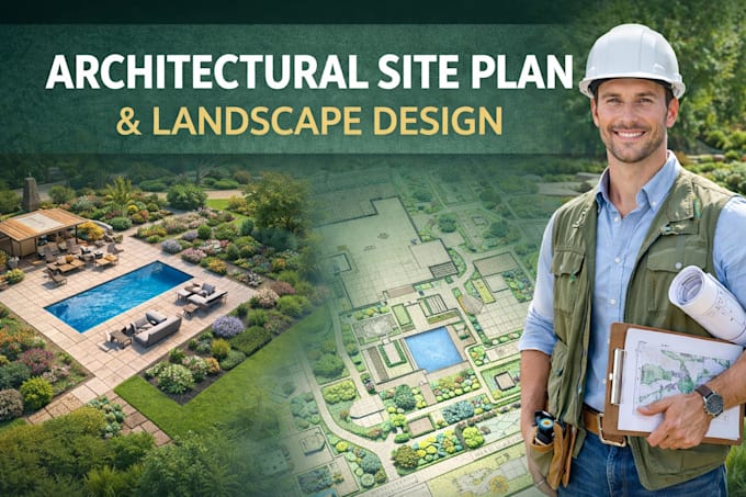 do architectural site plan and landscape design