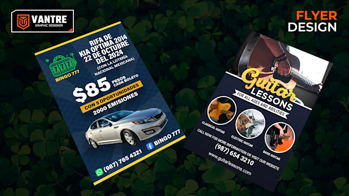 design a professional, eye catching flyer that converts