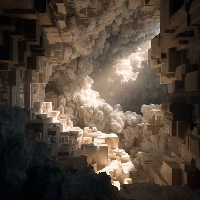 design a procedural houdini environment