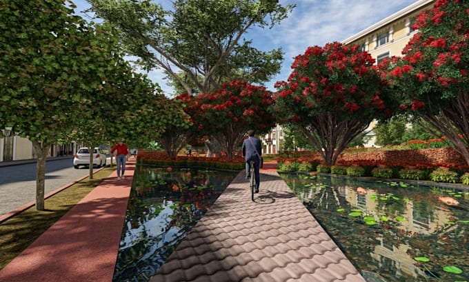 design your backyard, garden or patio in realistic 3d render