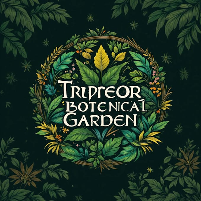 design indoor tropical botanical garden logo