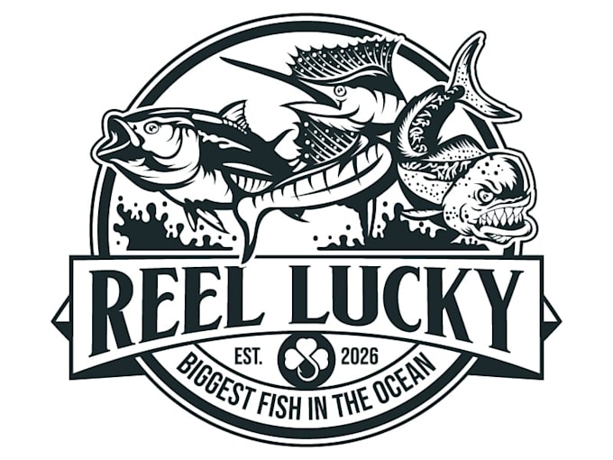 do reel luck logo for you with my on creativity