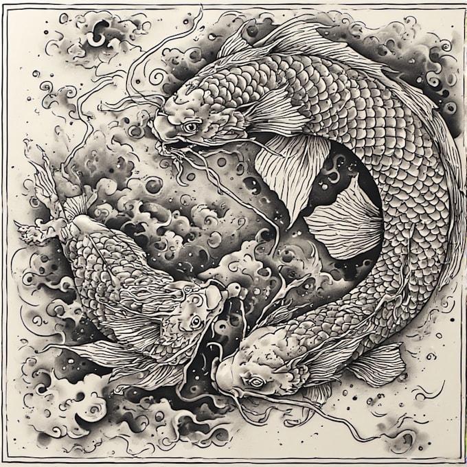 create a modern and minimalist tattoo design