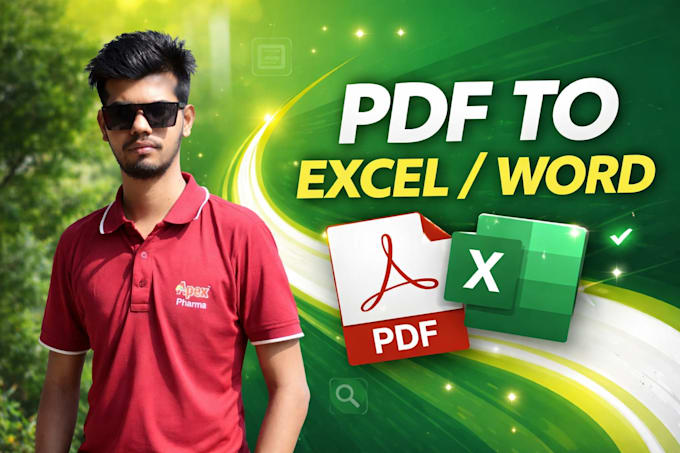 pdf to excel word data entry