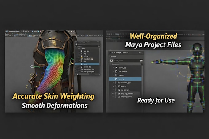 create production ready character rigs in maya