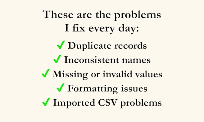 clean and fix messy excel spreadsheet data