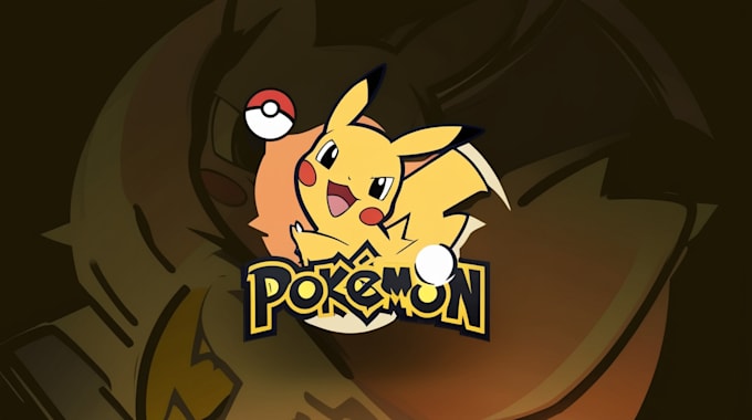 design a custom cute pokemon logo