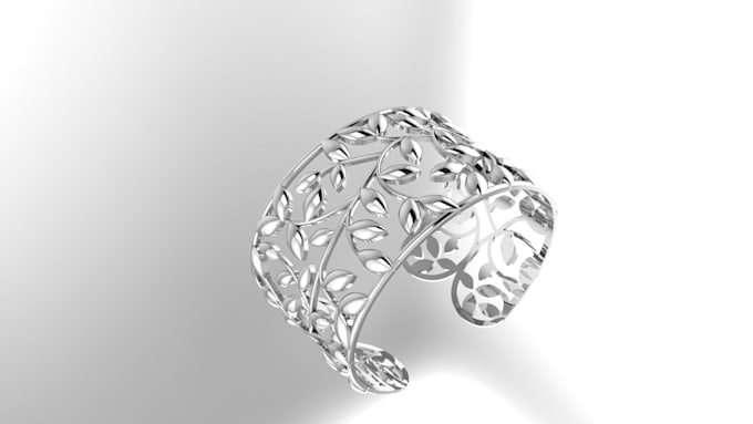 do 3d cad model jewelry design