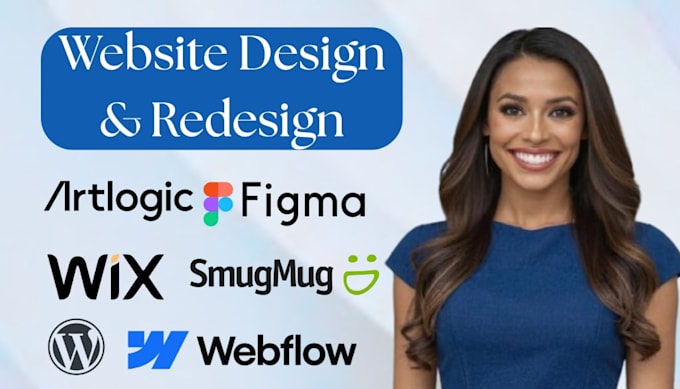 build artlogic smugmug wordpress figma webflow wix website