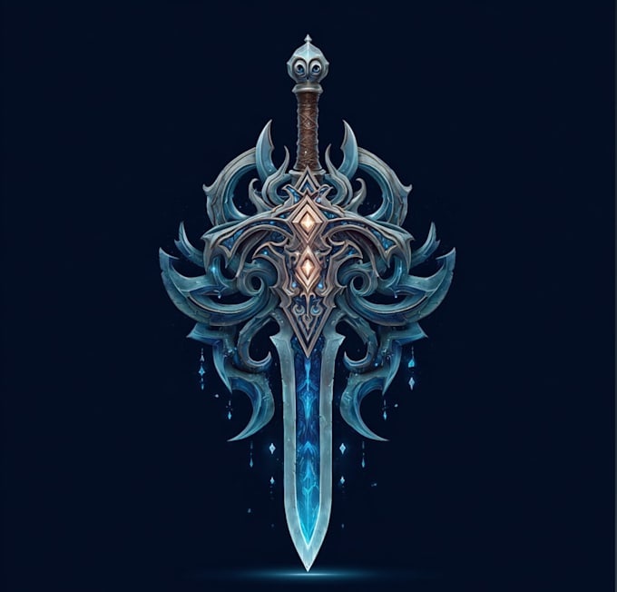 design fantasy game logo and branding