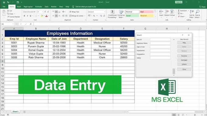 do accurate data entry, copy paste, excel and PDF to word