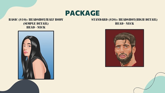 make vector potrait illustration from your picture