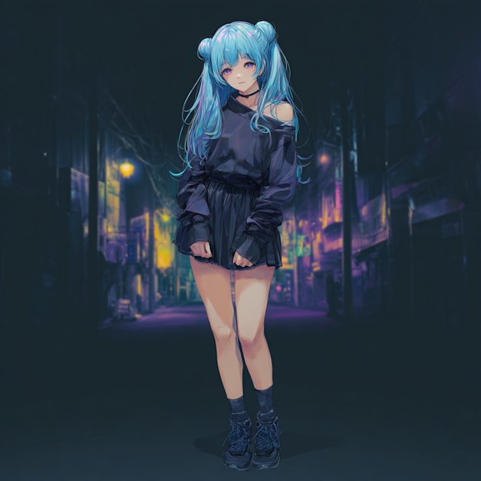 create  anime and manga  for illustrations