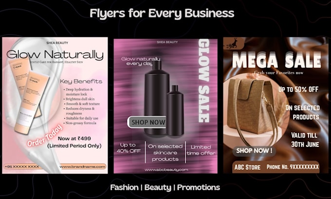 design modern professional flyer