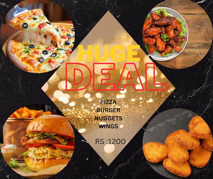 design fast food discount promo facebook post