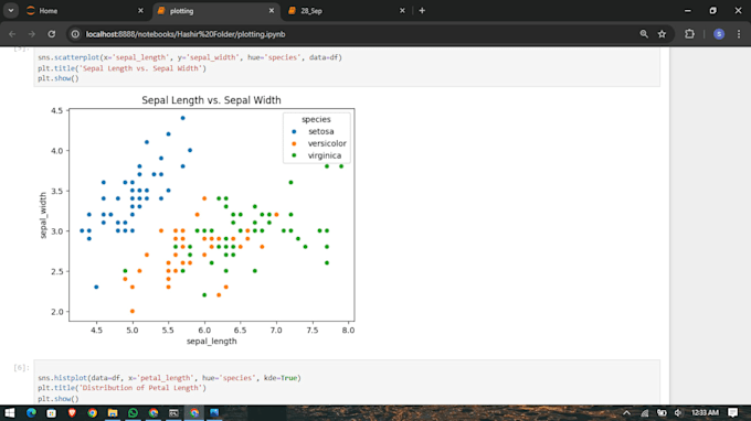perform data analysis and visualization using python