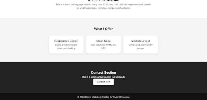 create a responsive HTML CSS website