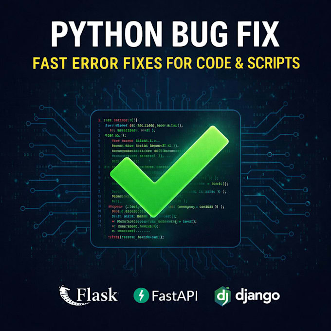 quickly fix your python code, API errors, or scripts
