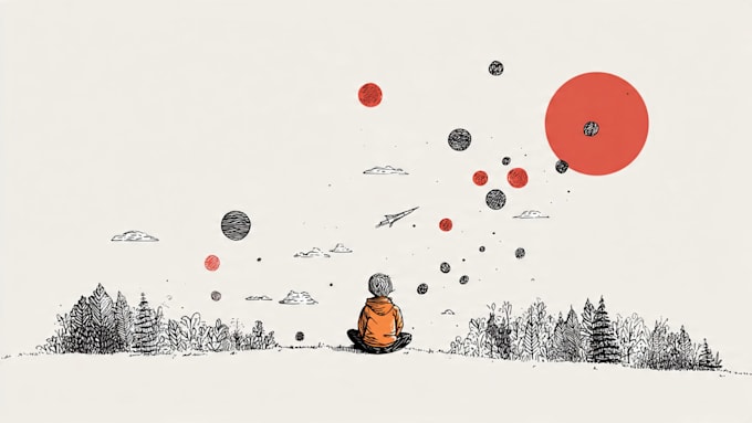 draw simple doodle illustration