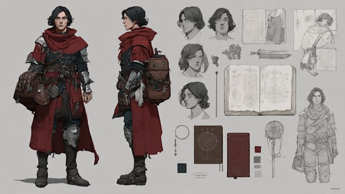 do dnd character art and concept art