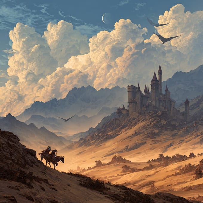 draw a fantasy illustration