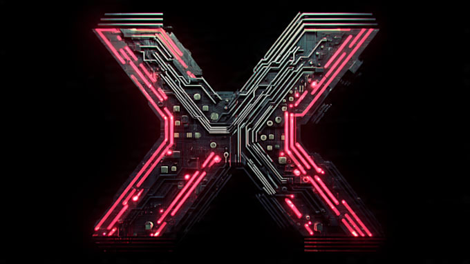 create a custom cyberpunk or y2k logo design