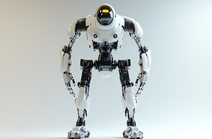 draw mecha robot armor character concept for you