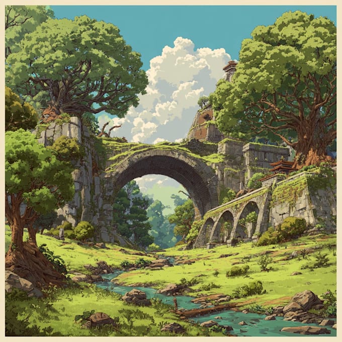 do the landscape illustration or concept art for you