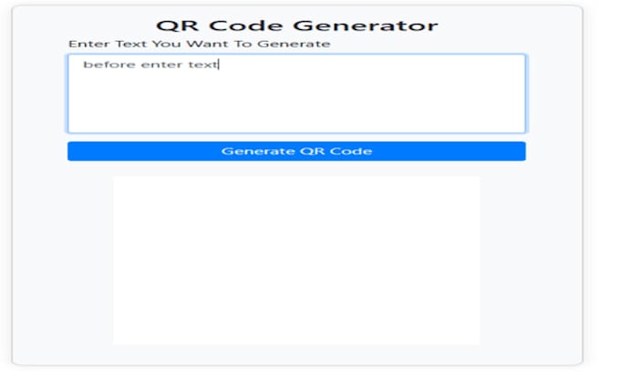 provide the complete qr code generator source code with all files include