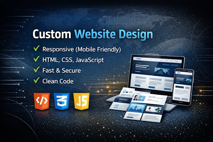 design and develop a modern responsive website