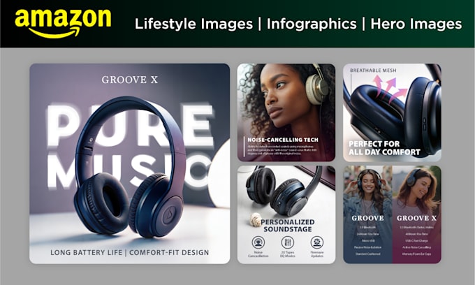 design professional amazon product images a plus content and storefront graphics