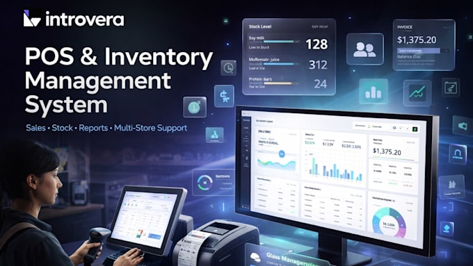 develop a custom erp pos system with inventory accounting and hrm