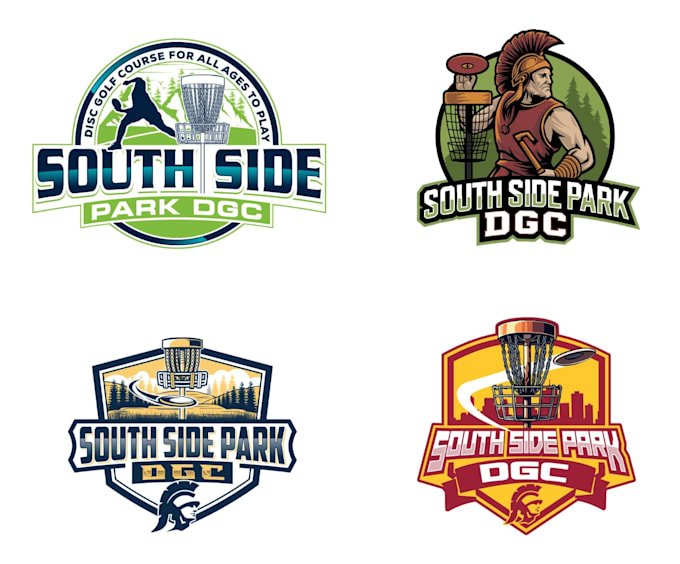 design a custom luxury disc golf logo