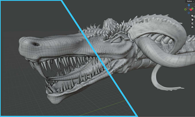 optimize and reduce poly count of your game 3d assets