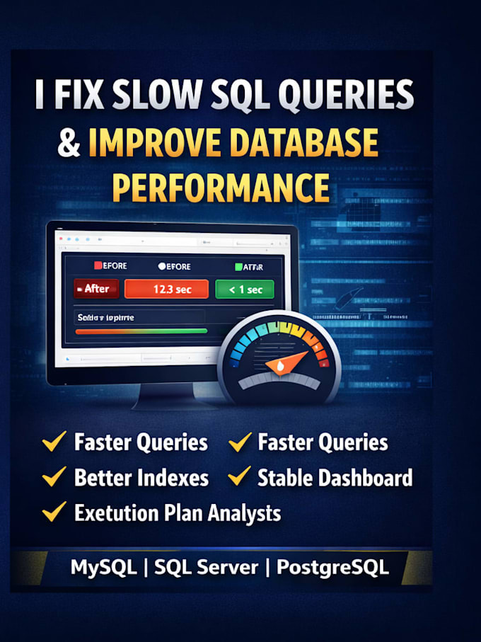 optimize slow sql queries and improve database performance