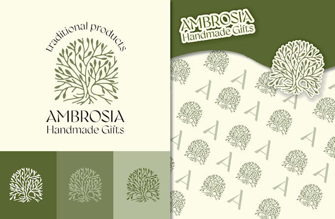 design the logo, brand kit and brand identity