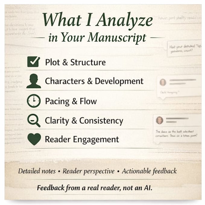 be your beta reader for romance and fiction