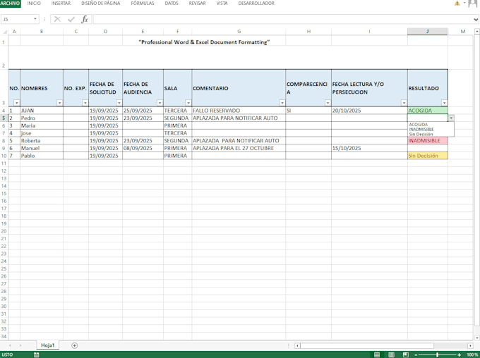 organize, clean and format your word or excel documents