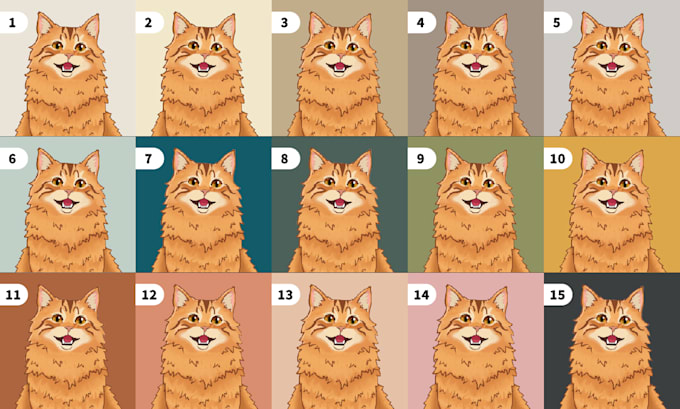 draw a cute pet illustration within 24 hours