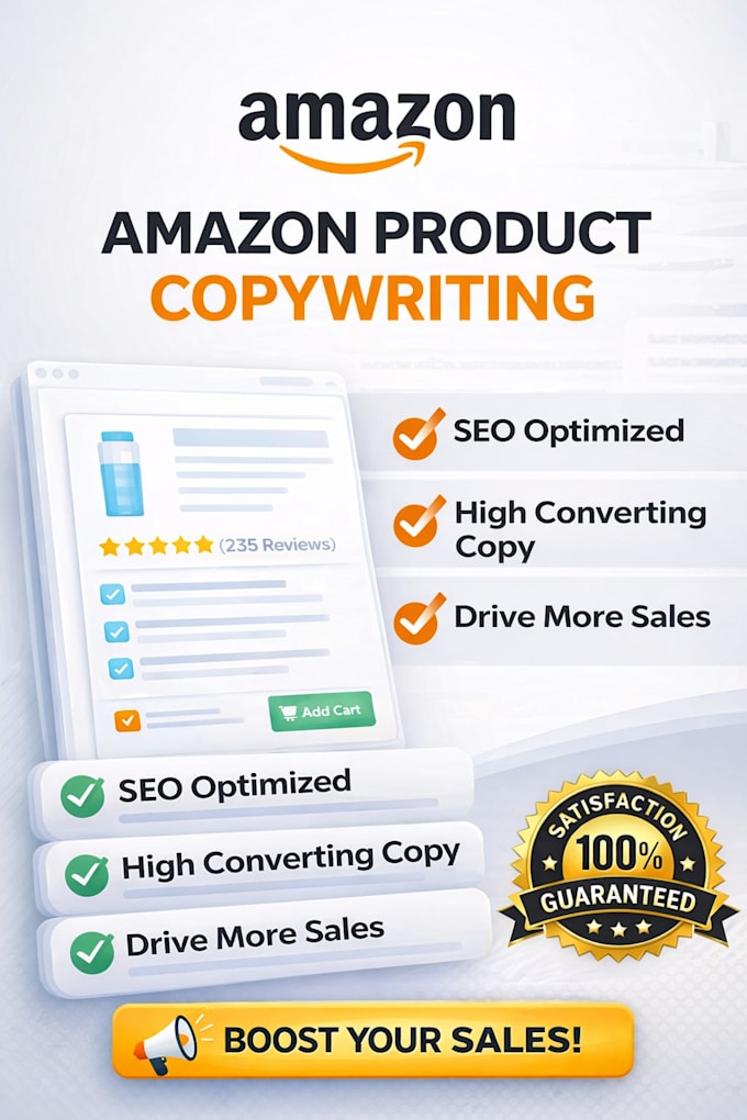 write SEO optimized amazon product descriptions that sell