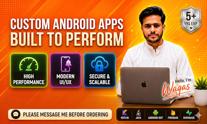 build android or flutter app or mobile app and be your expert android developer