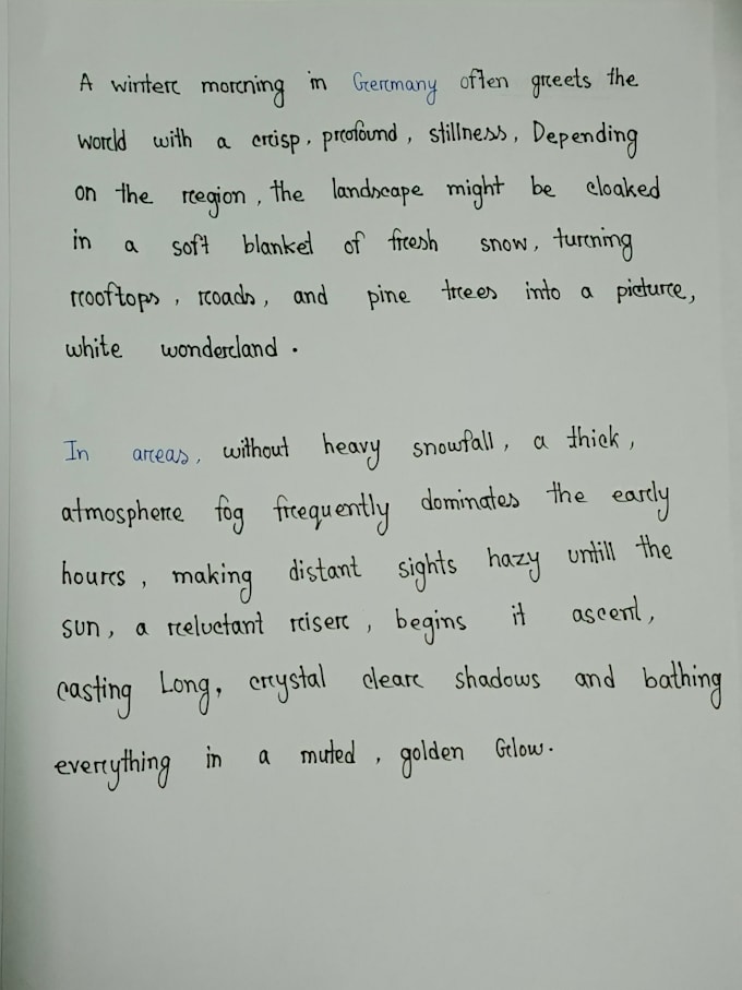 do neat and professional handwriting work
