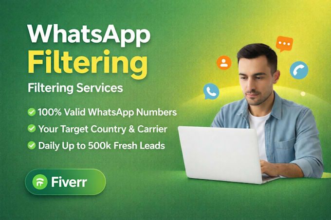 provide valid whatsapp numbers filtering service
